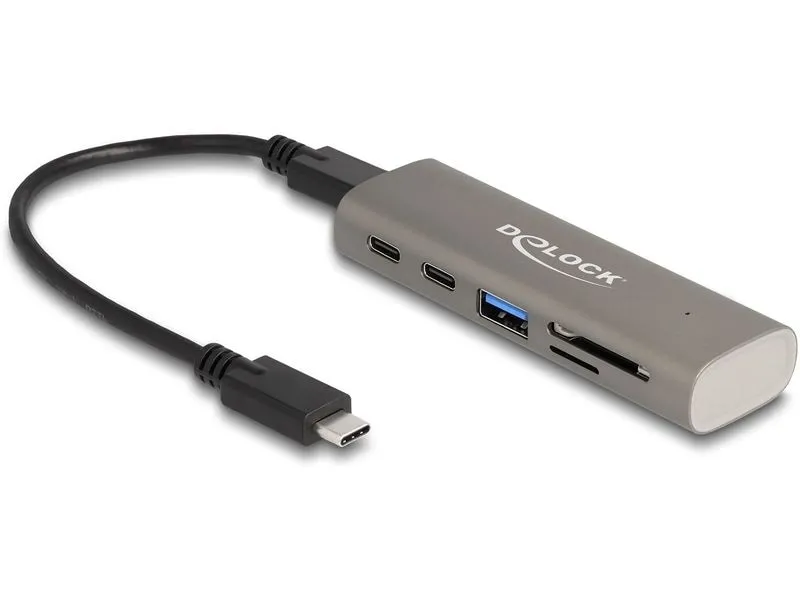 Delock USB-Hub 2x 10 Gbps USB Typ-C und 1 x USB Type-A Delock USB-Hub 2x 10 Gbps USB Typ-C und 1 x USB Type-A