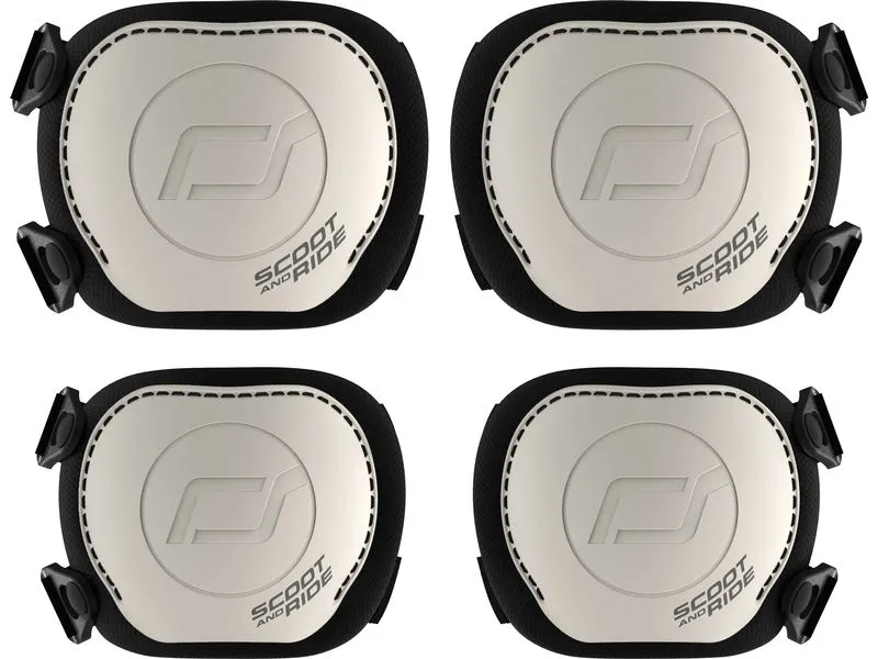 Scoot and Ride Knie- & Ellenbogenschoner Set S Ash Scoot and Ride Knie- & Ellenbogenschoner Set S Ash