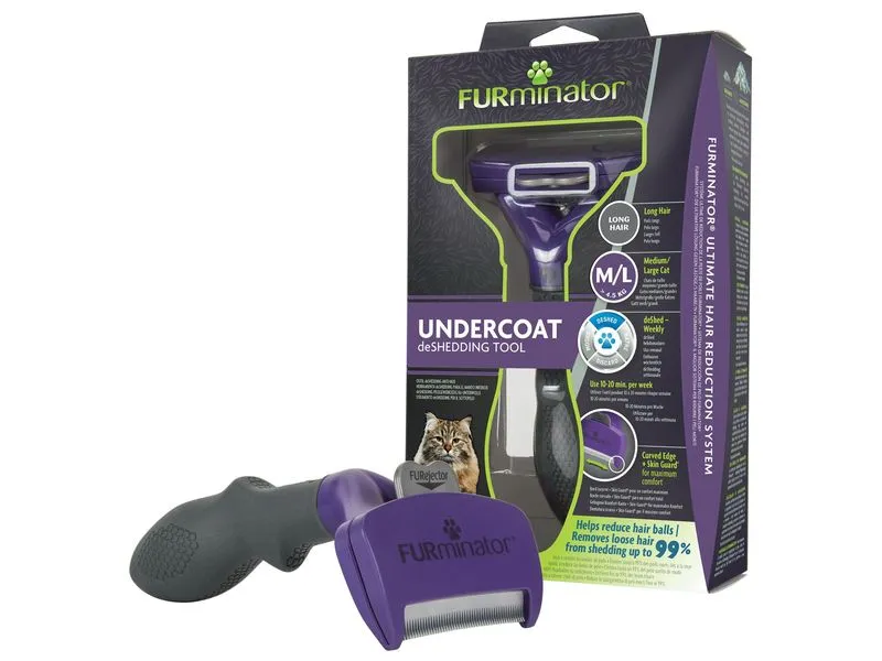 Furminator Katze deShedding L Langhaar 6.7 cm Furminator Katze deShedding L Langhaar 6.7 cm