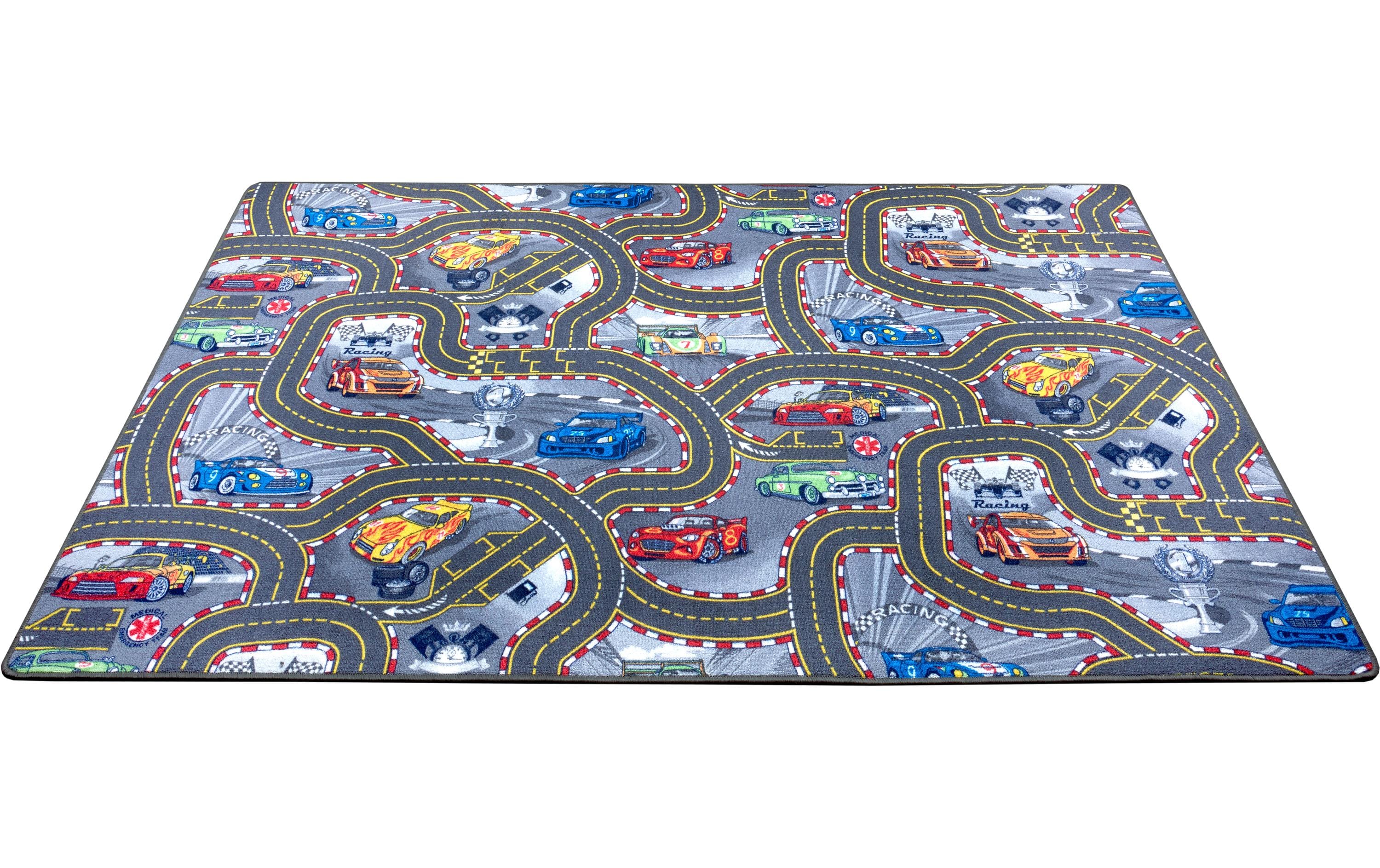 Hanse Home Spielteppich Race Track 160 x 240 cm, Grau