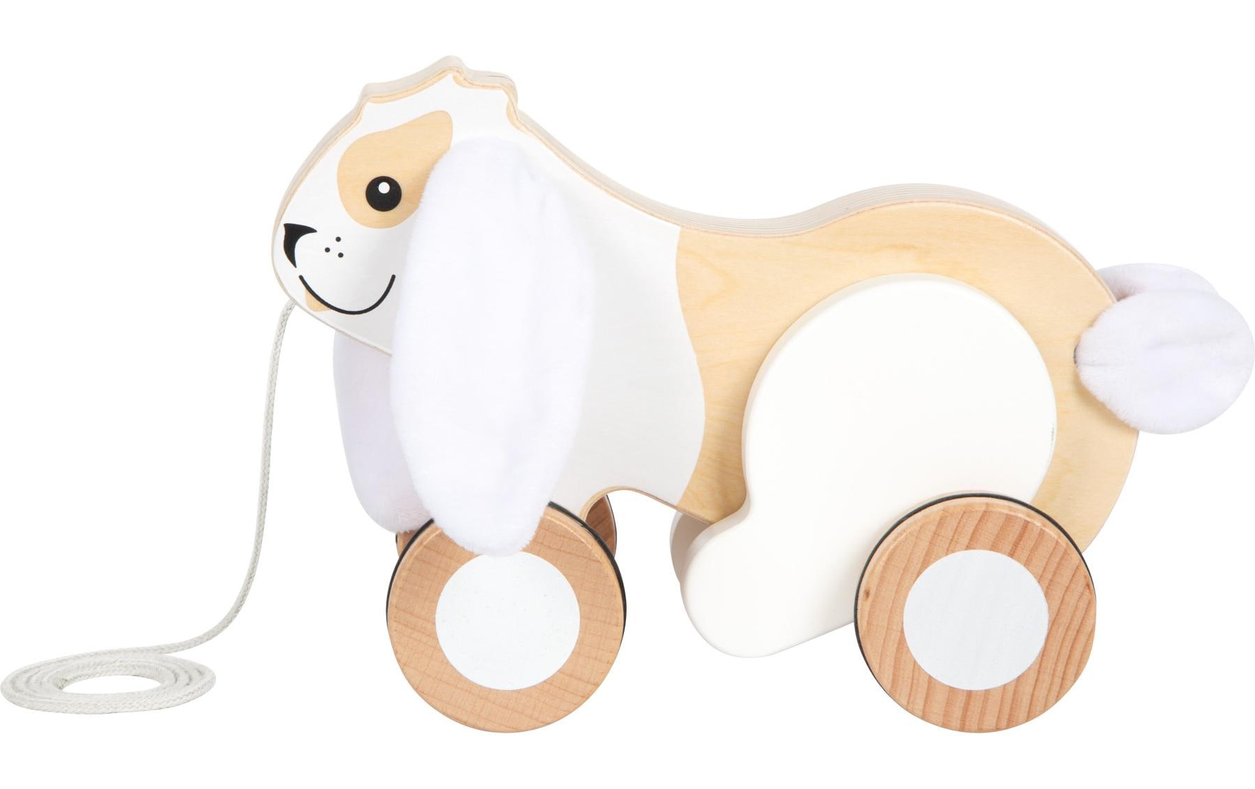 small foot Nachziehspielzeug Nachziehtier Hase mit Knisterohren