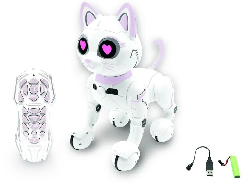 Lexibook Robotkatze Power Kitty Weiss Pink