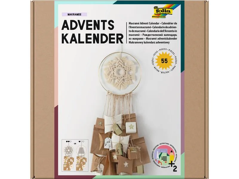 Folia Adventskalender Makramee