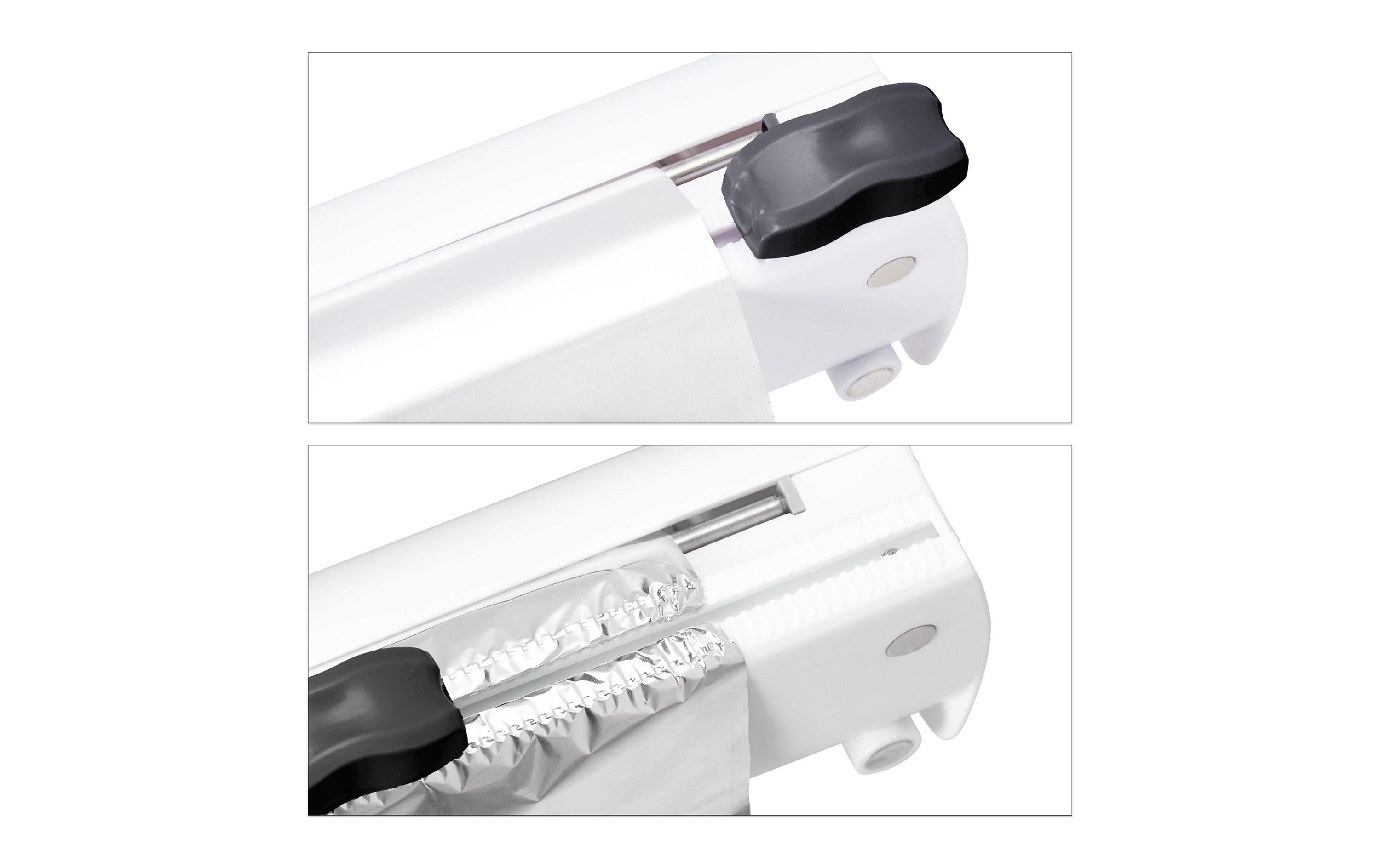 relaxdays Folienschneider Schwarz/Weiss