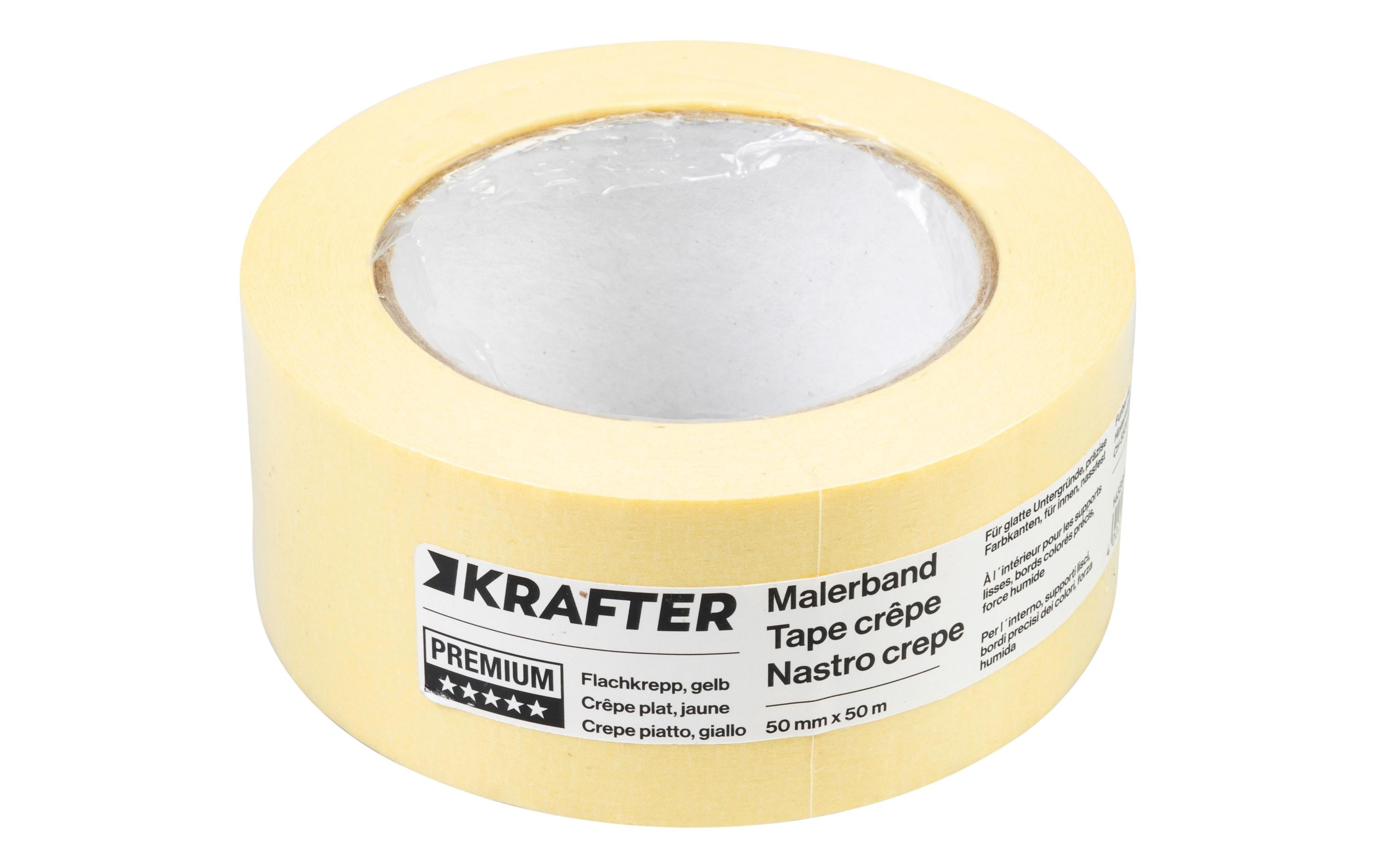 Krafter Malerkrepp PREMIUM 50 mm x 50 m Krafter Malerkrepp PREMIUM 50 mm x 50 m