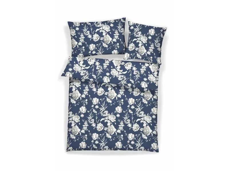 Home Fashion Duvetbezug Satin bedruckt Kwiat 160 x 210 cm Home Fashion Duvetbezug Satin bedruckt Kwiat 160 x 210 cm