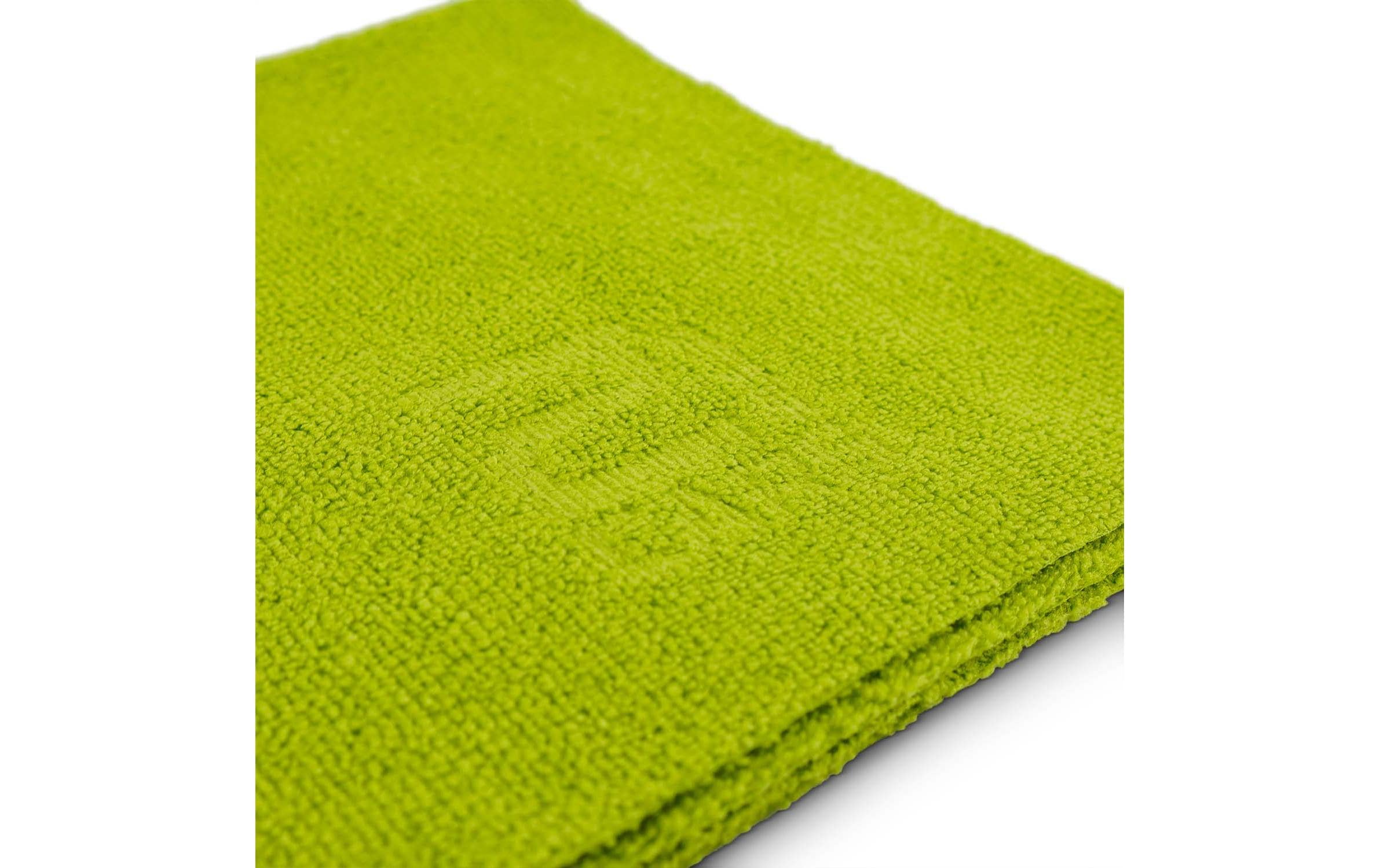 21CARS Edgeless Mikrofaser-Handtuch 3er-Set 40 x 40 cm Grün