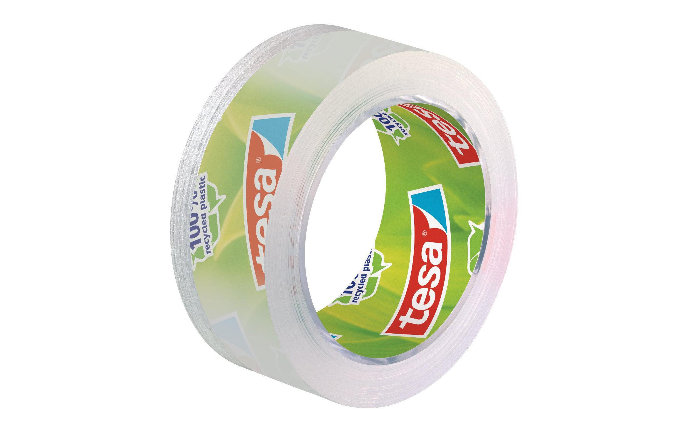 tesa Handabroller Eco & Clear 19 mm x 33 m, Transparent
