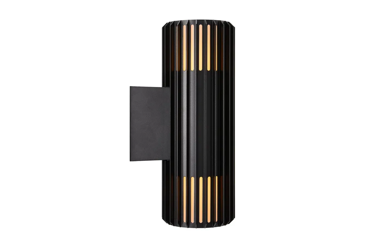Nordlux Wandleuchte Aludra Double 2 x 15W, E27, IP54, schwarz Nordlux Wandleuchte Aludra Double 2 x 15W, E27, IP54, schwarz