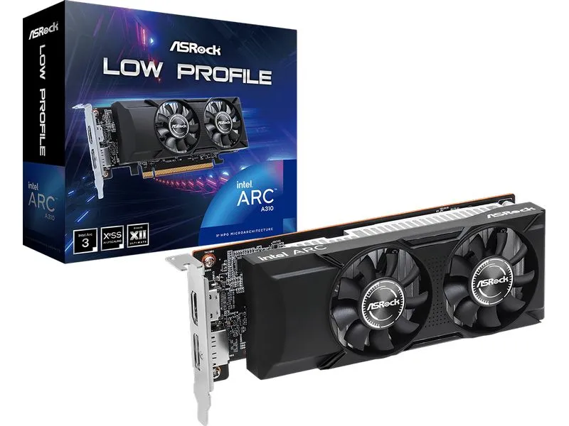 ASRock Grafikkarte Arc A310 LP 4 GB ASRock Grafikkarte Arc A310 LP 4 GB