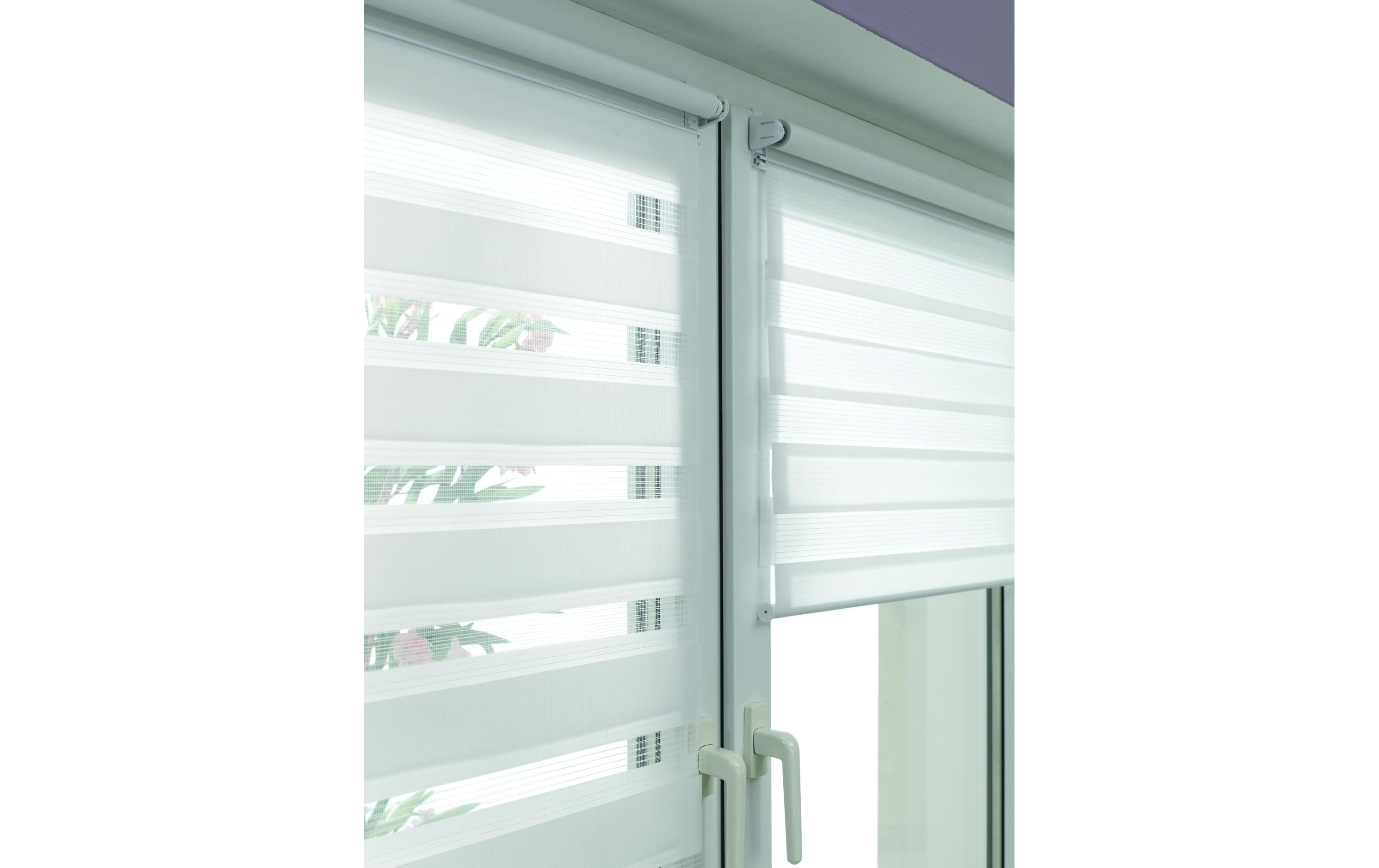 Gardinia Doppelrollo Easyfix Weiss 45 x 150 cm