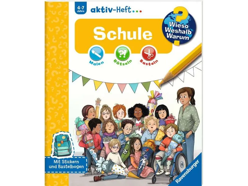 Ravensburger Kinder-Sachbuch WWW aktiv-Heft: Schule