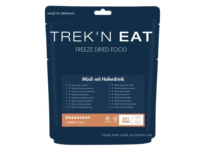 Trek 'N Eat Frühstück Müsli mit Haferdrink Trek 'N Eat Frühstück Müsli mit Haferdrink