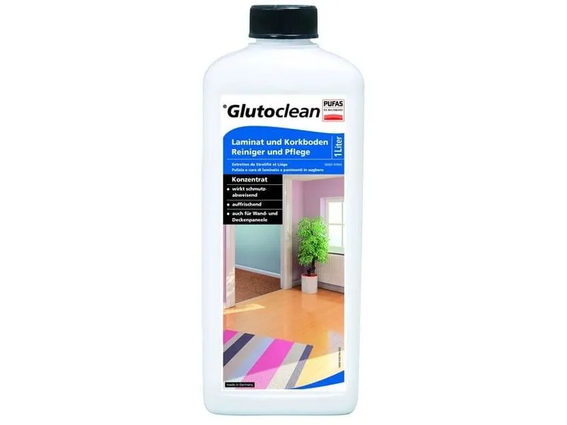 Glutoclean Laminat- und Korkbodenreiniger + Pflege 1 l