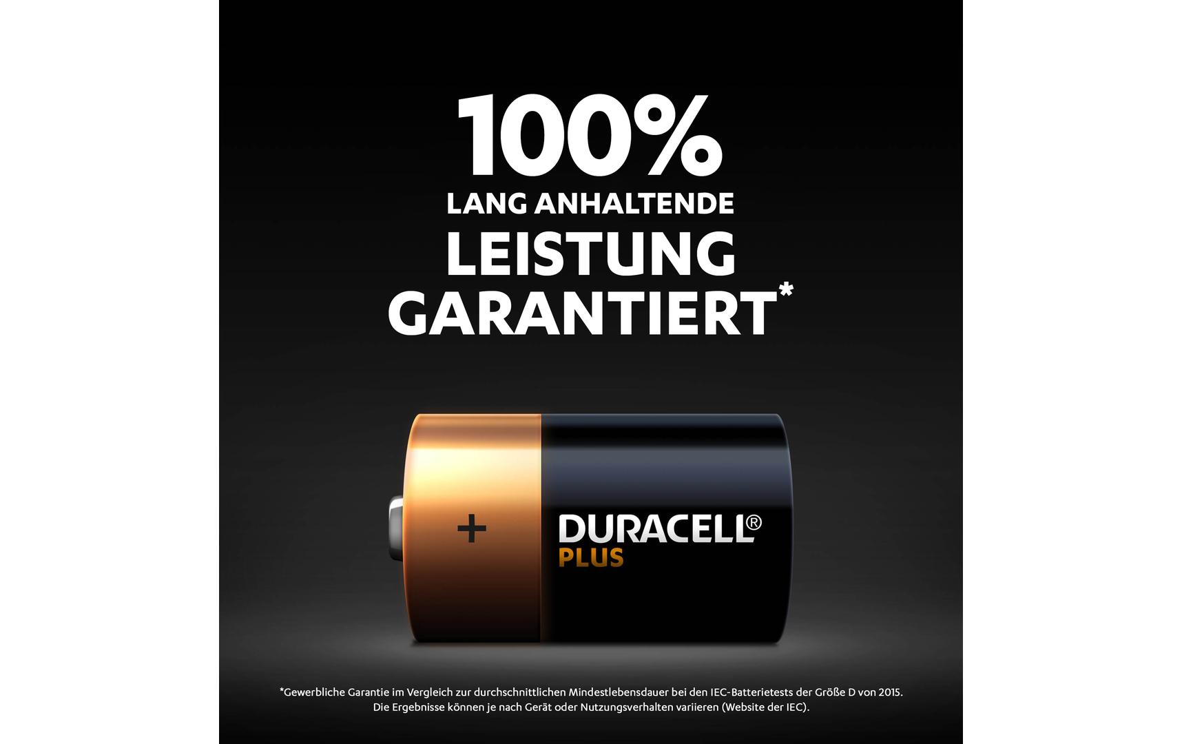 Duracell Batterie D Plus Power 2 Stück