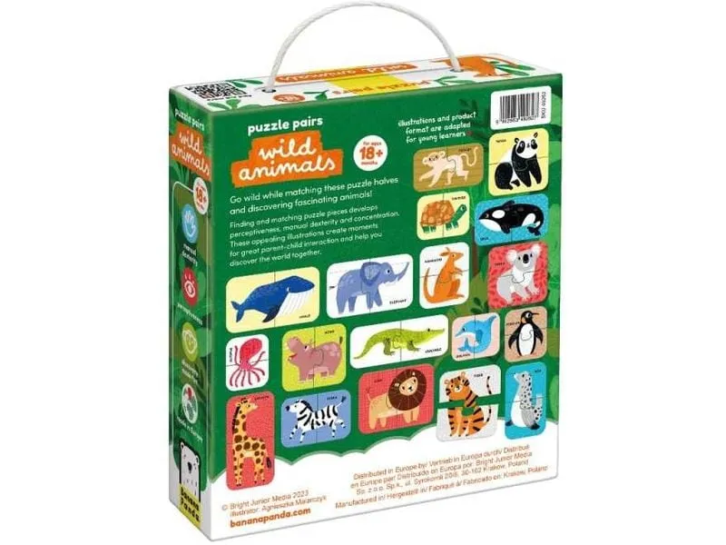 Banana Panda Puzzle Paare Wilde Tiere Banana Panda Puzzle Paare Wilde Tiere
