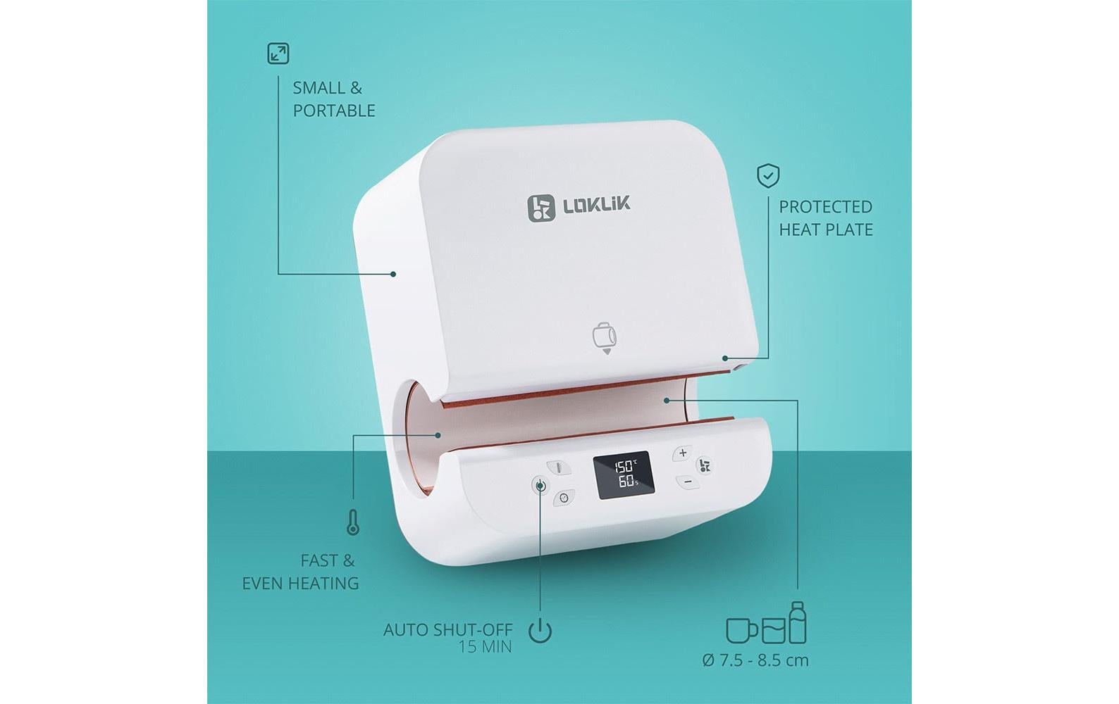 LOKLIK Transferpresse Auto Tumbler Wärmepresse