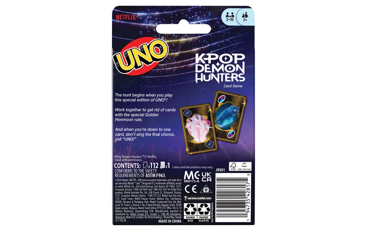 K-POP Demon Hunters Kartenspiel KPop Demon Hunters ab 7 Jahren, 2–10 Spieler