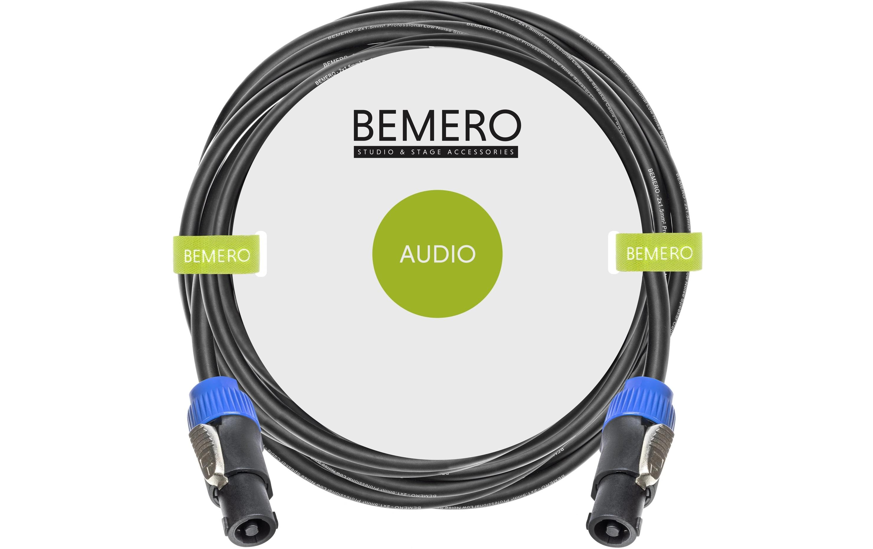 Bemero Lautsprecherkabel SpeakON – SpeakON 2x 1.5mm² 5 m Bemero Lautsprecherkabel SpeakON – SpeakON 2x 1.5mm² 5 m