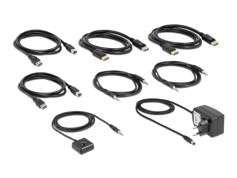 Delock KVM Switch DisplayPort 1.4 8K 60 Hz Delock KVM Switch DisplayPort 1.4 8K 60 Hz