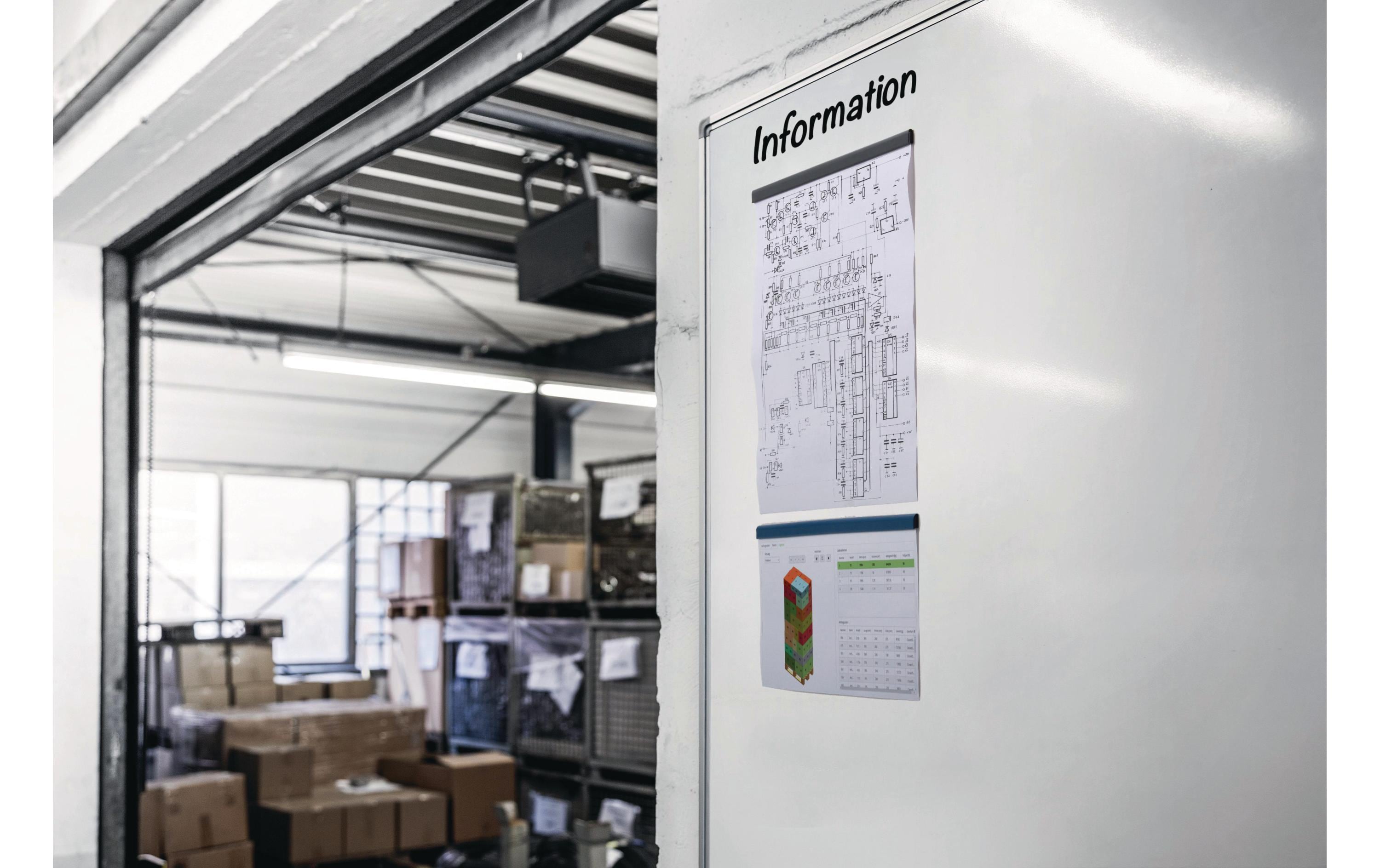 DURABLE Papierklemme Durafix Rail 297 mm Silber