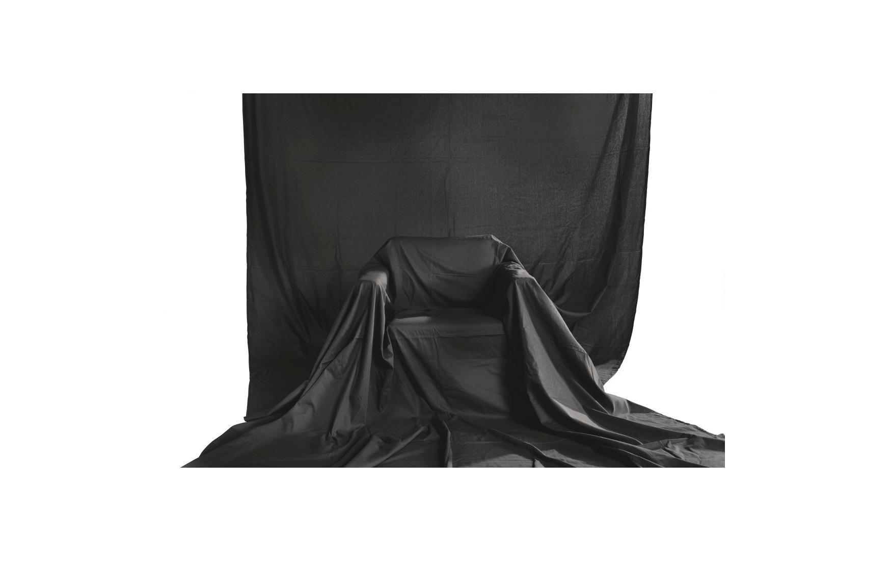 Hama Hintergrund Stoff, 2.95 x 6 m Schwarz