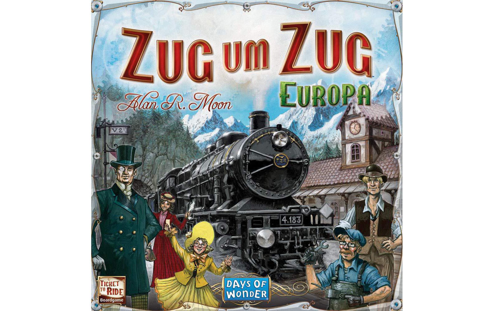 Days of Wonder Familienspiel Zug um Zug Europa