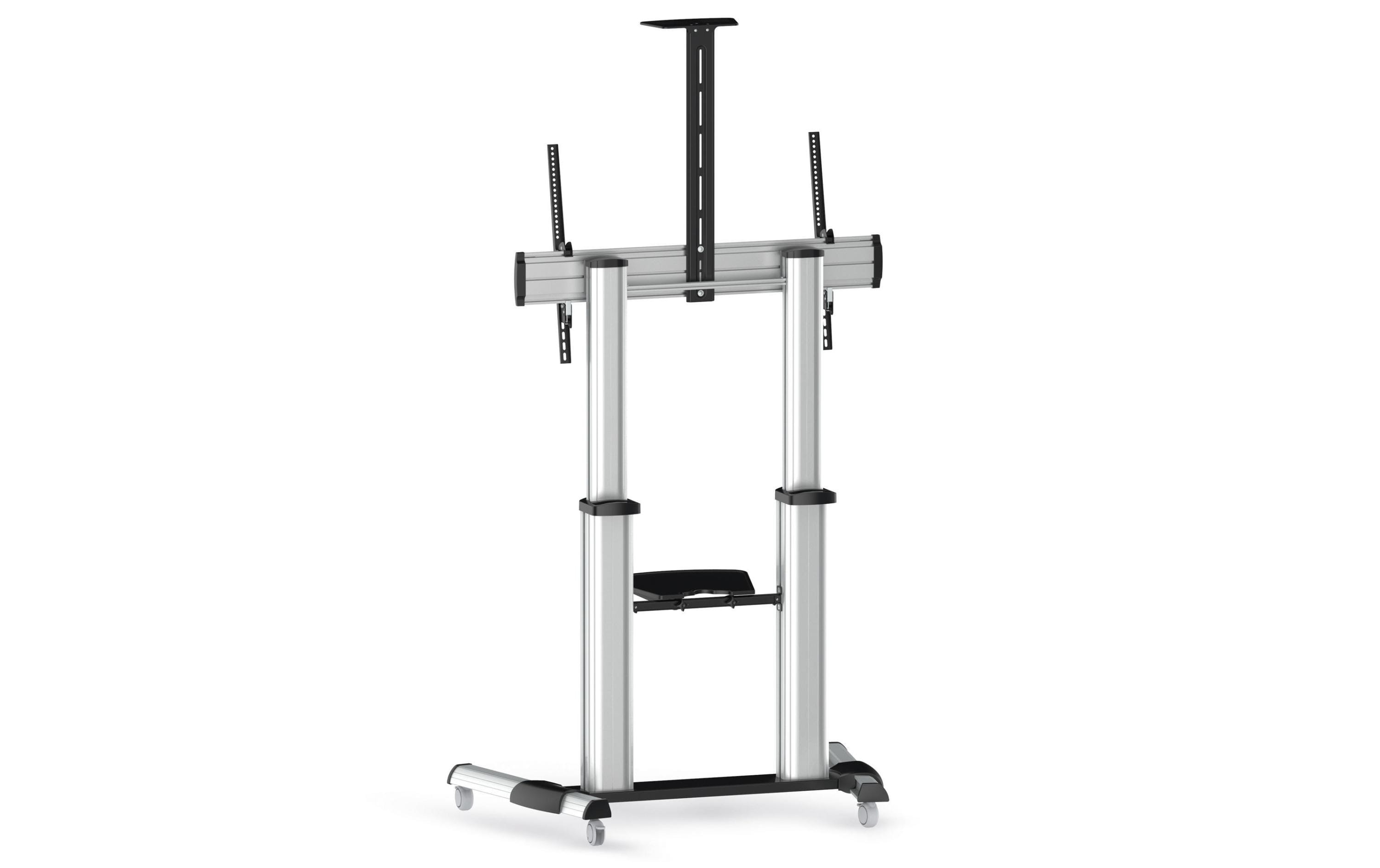PureMounts TV-Trolley PDS-0011C Schwarz/Silber PureMounts TV-Trolley PDS-0011C Schwarz/Silber
