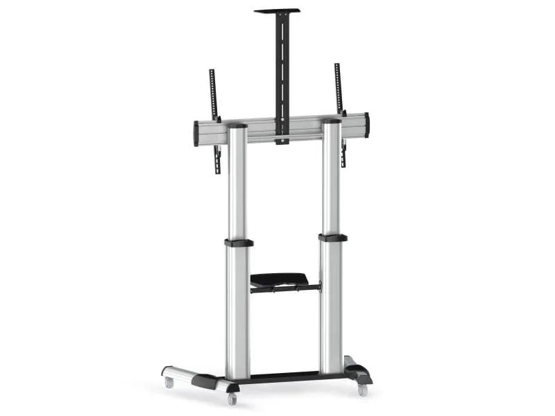 PureMounts TV-Trolley PDS-0011C Schwarz/Silber PureMounts TV-Trolley PDS-0011C Schwarz/Silber