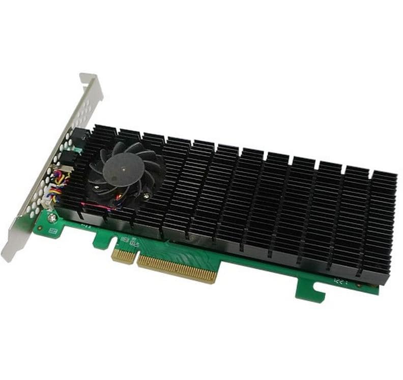 Highpoint RAID-Controller SSD6202A PCI-Ex8v3 - 2x M.2 NVMe, bootfähig