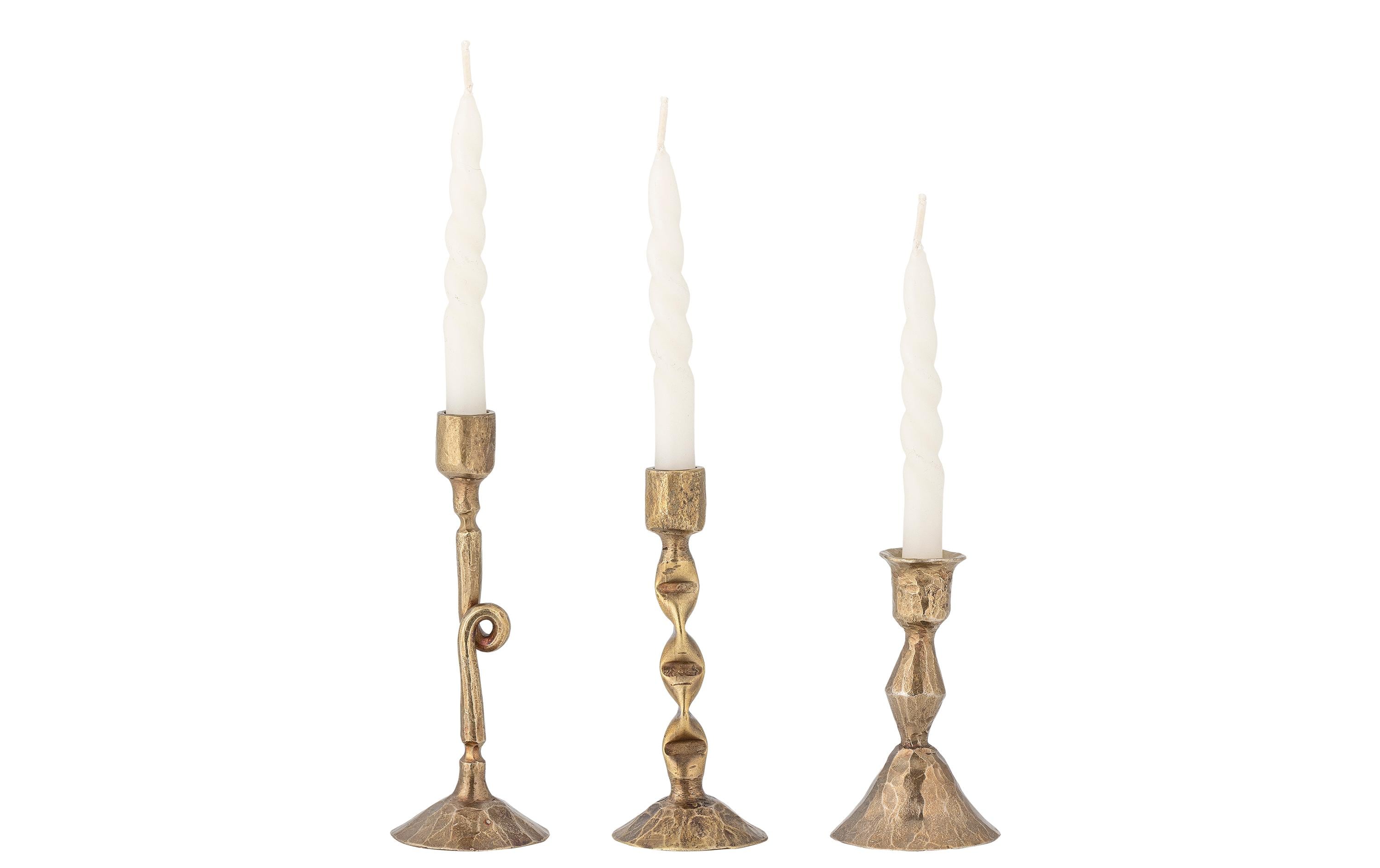 Bloomingville Kerzenständer Efsa 3 Stück Gold