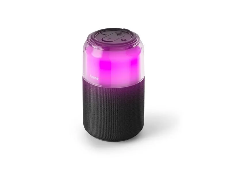 Hama Bluetooth Speaker Can 4 LED Modi 5 W Schwarz Hama Bluetooth Speaker Can 4 LED Modi 5 W Schwarz