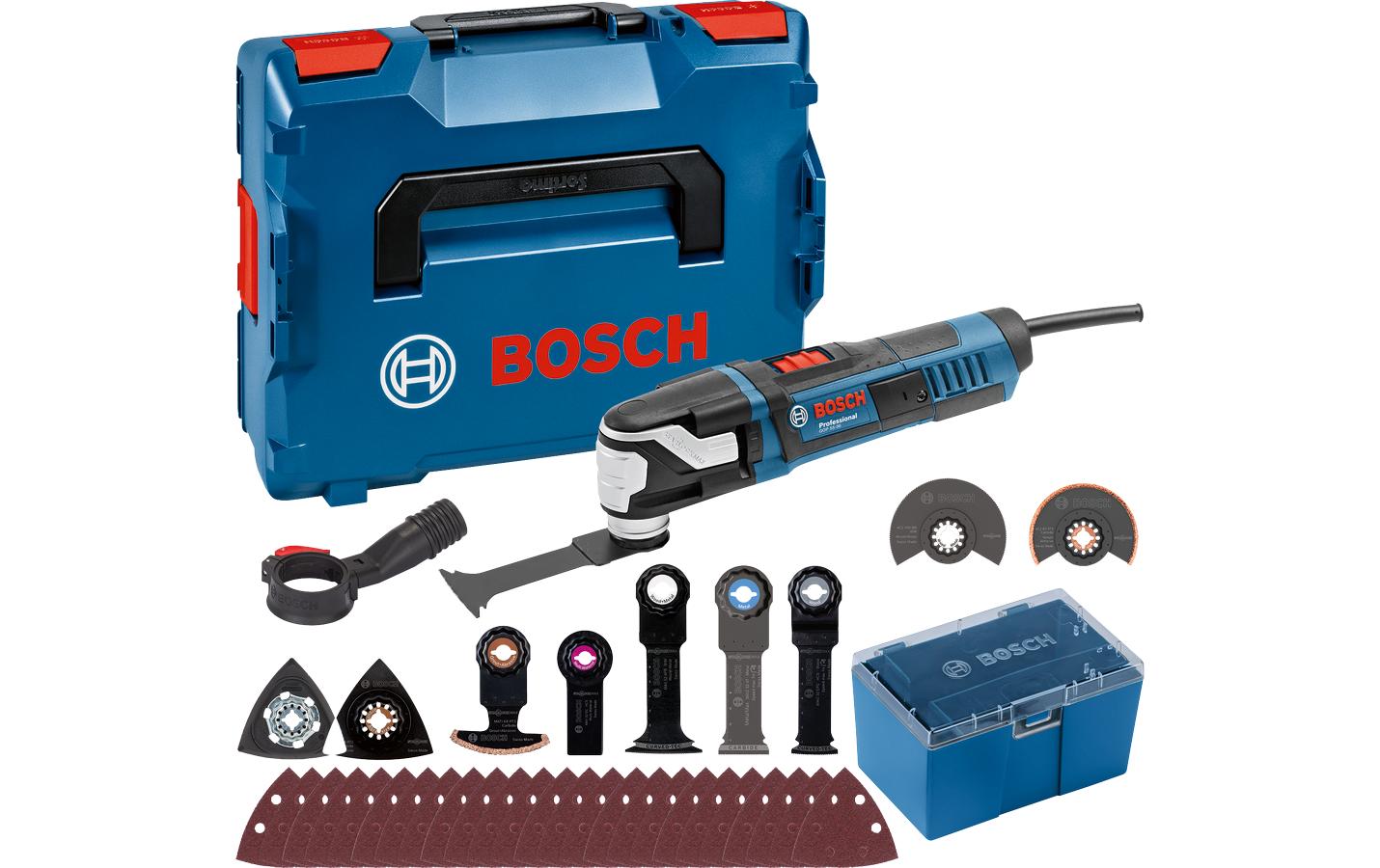 Bosch Professional Oszillierer Multi-Cutter GOP 55-36 inkl. L-BOXX & Zubehör Bosch Professional Oszillierer Multi-Cutter GOP 55-36 inkl. L-BOXX & Zubehör