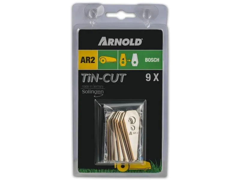 Arnold Ersatzmesser TiN-Cut AR2 Bosch Indego Arnold Ersatzmesser TiN-Cut AR2 Bosch Indego
