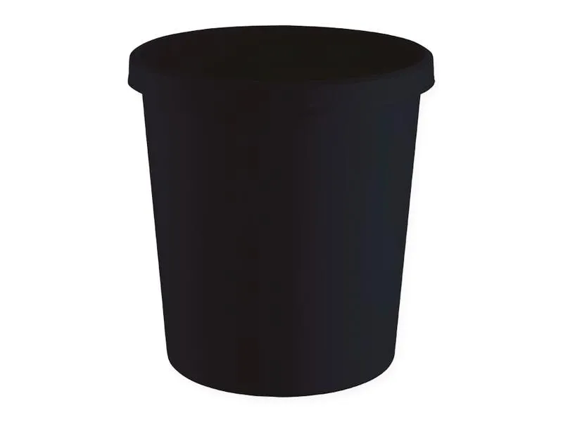 Helit Papierkorb 18 l, Schwarz Helit Papierkorb 18 l, Schwarz