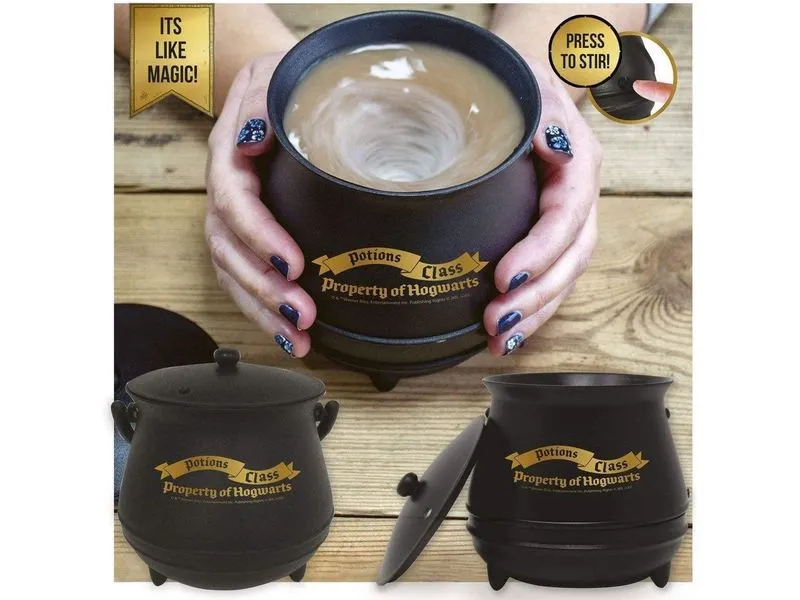 Thumbs Up! Harry Potter Tasse selbstrührender Kessel mit Deckel 350 ml Thumbs Up! Harry Potter Tasse selbstrührender Kessel mit Deckel 350 ml