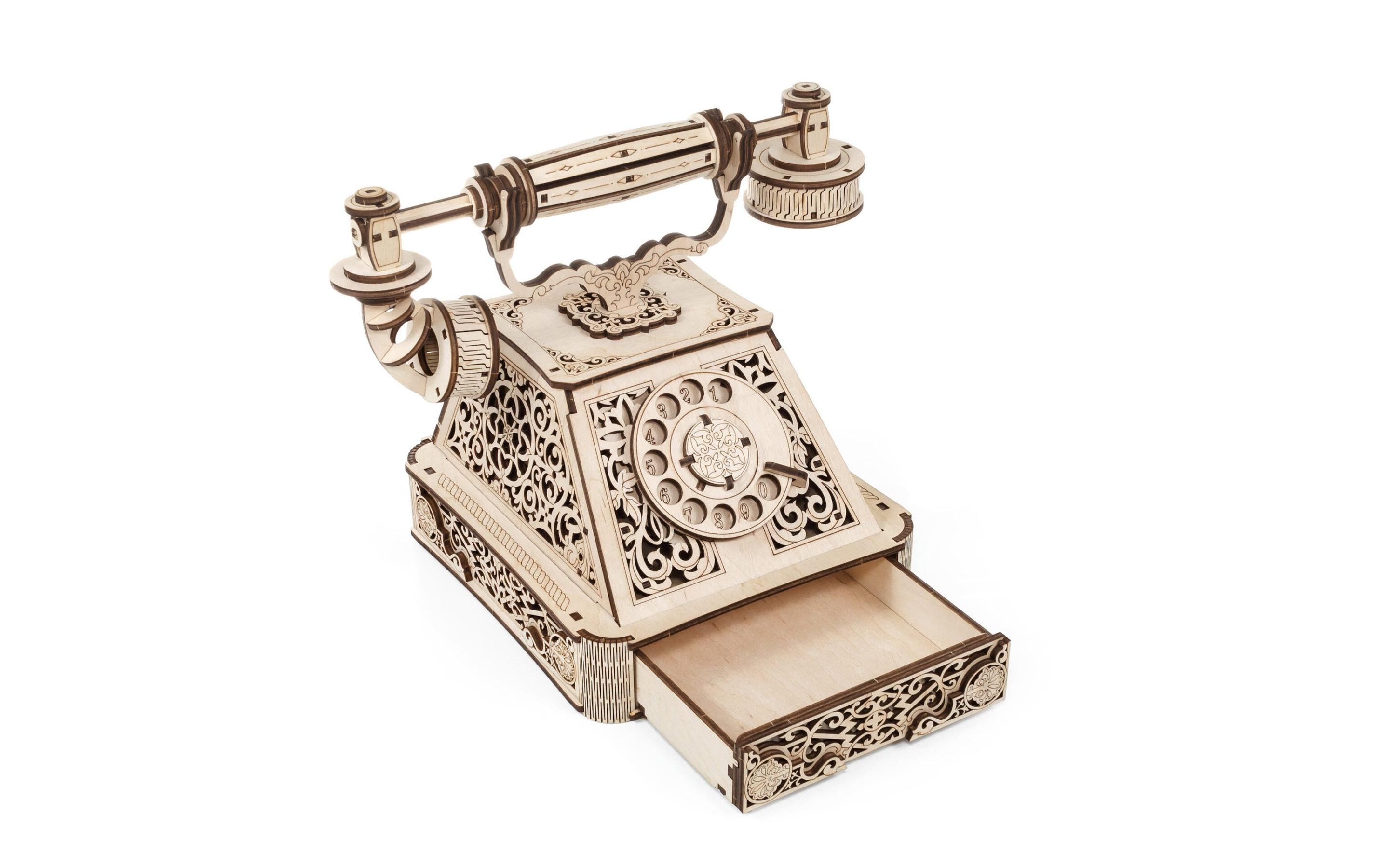 Eco-Wood-Art Bausatz Retro Telefon