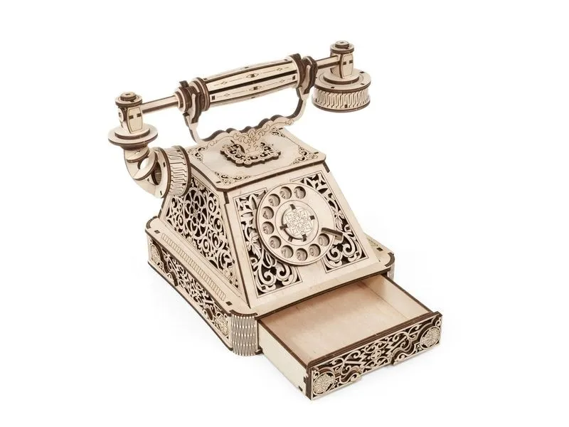 Eco-Wood-Art Bausatz Retro Telefon