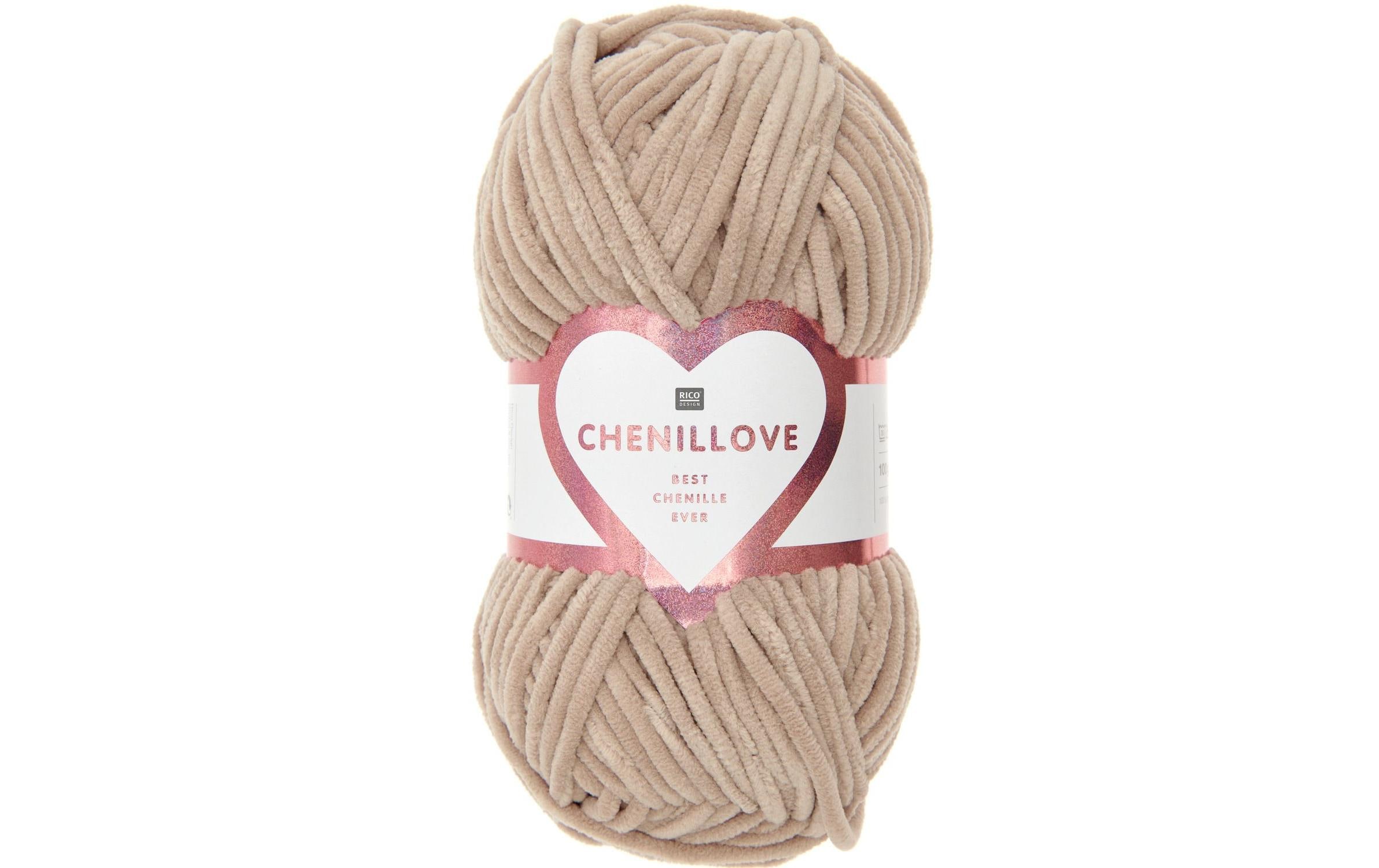 Rico Design Wolle Chenillove 100 g, Beige
