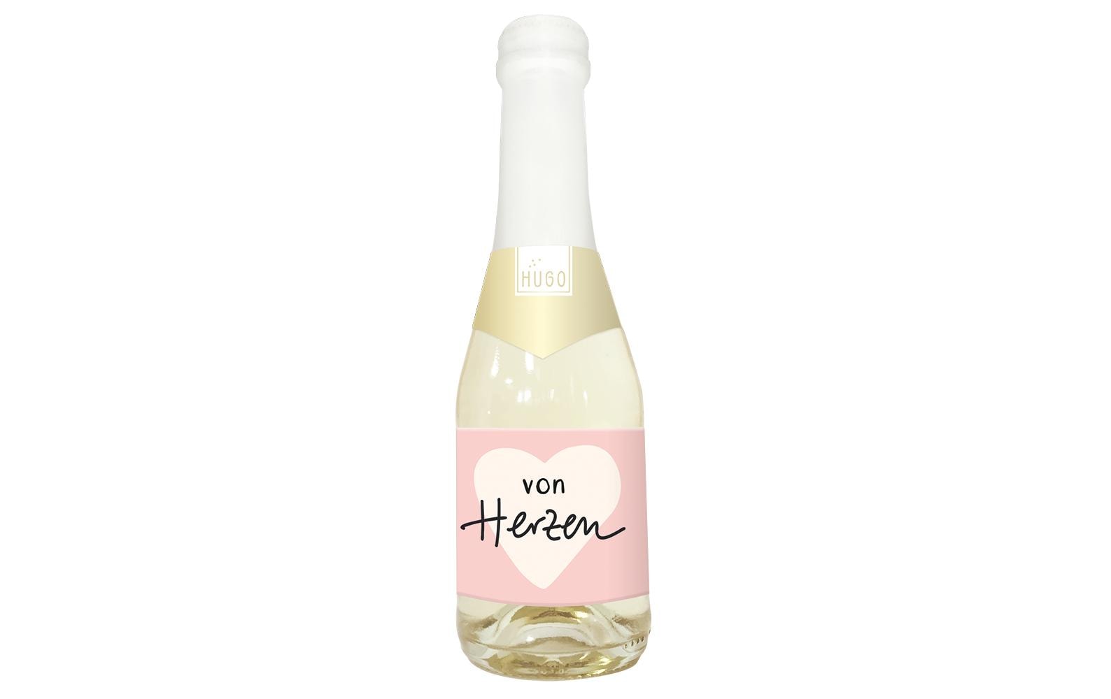 Grafik Werkstatt Hugo-Flasche von Herzen 0.2 l