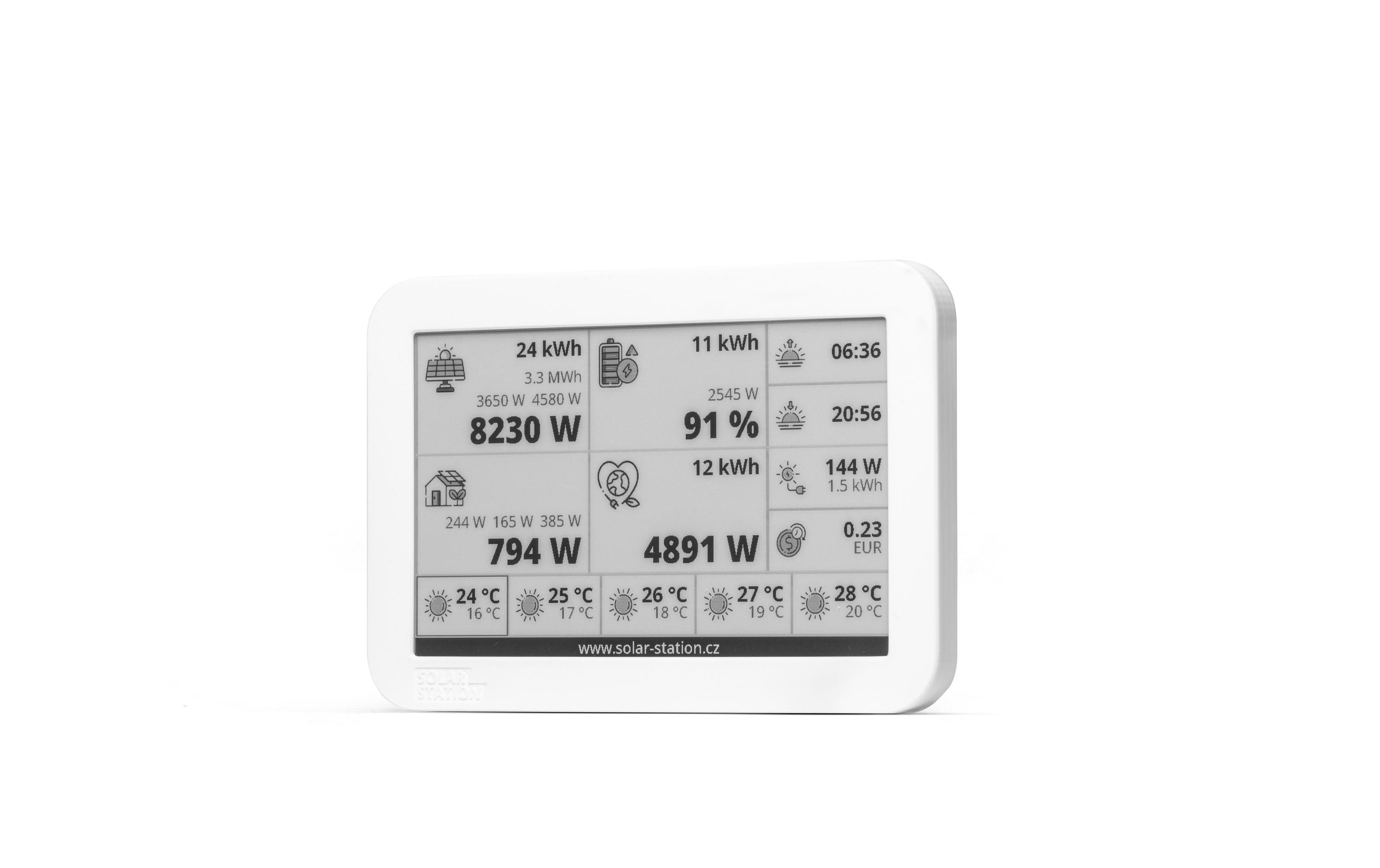 Solar Station Solar Station 7.5'' E-Ink-Display Solar Station Solar Station 7.5'' E-Ink-Display