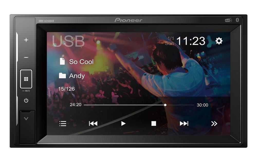Pioneer Mediareceiver DMH-A240DAB 2 DIN