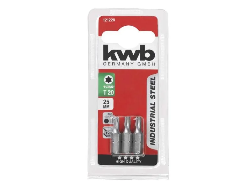 kwb Bit-Set Torx T20 3-teilig kwb Bit-Set Torx T20 3-teilig