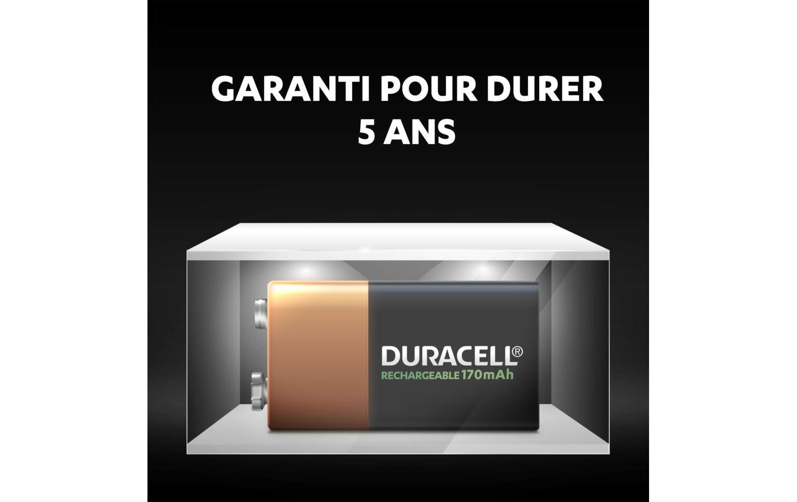 Duracell Akku Recharge 9 V 170 mAh 1 Stück