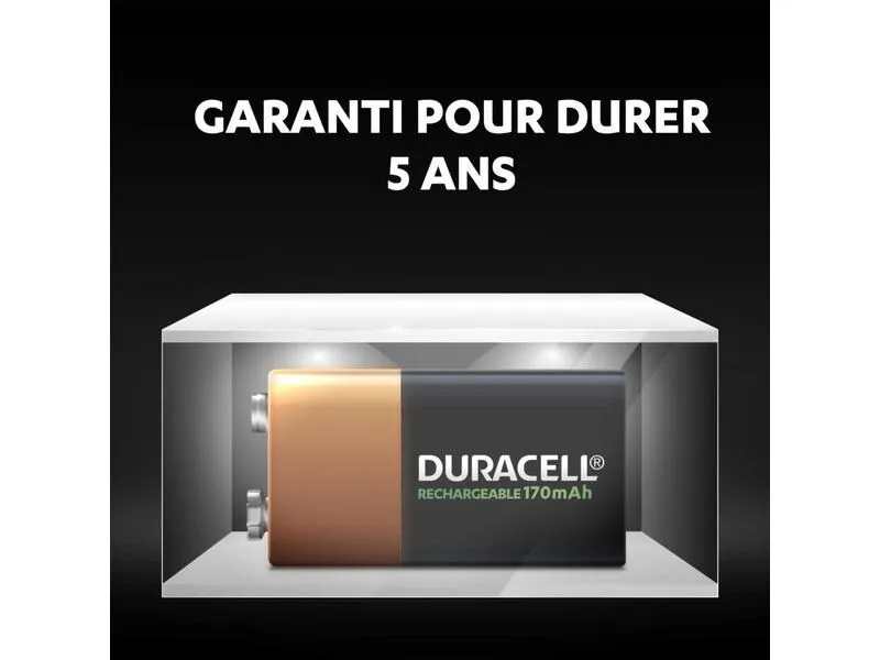 Duracell Akku Recharge 9 V 170 mAh 1 Stück Duracell Akku Recharge 9 V 170 mAh 1 Stück