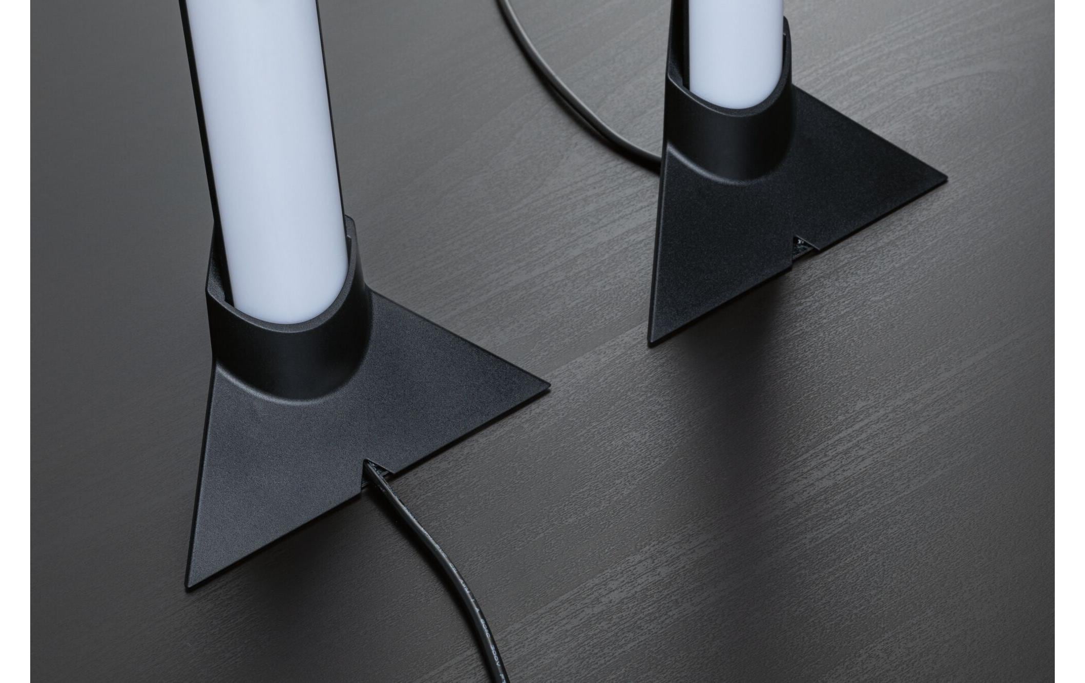 Paulmann EntertainLED Standfuss, 132 x 67 mm, Schwarz, 2 Stück