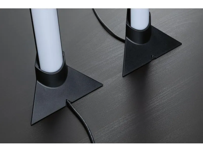 Paulmann EntertainLED Standfuss, 132 x 67 mm, Schwarz, 2 Stück