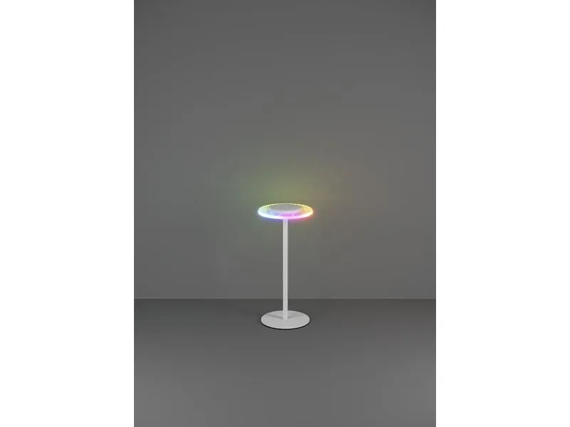 EGLO Leuchten Tischleuchte TREPELLA Akku LED-RGBW Touch Weiss