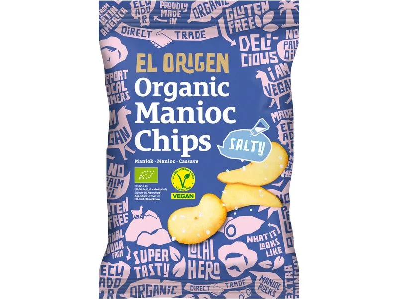 El Origen Maniok-Chips Meersalz 60 g El Origen Maniok-Chips Meersalz 60 g