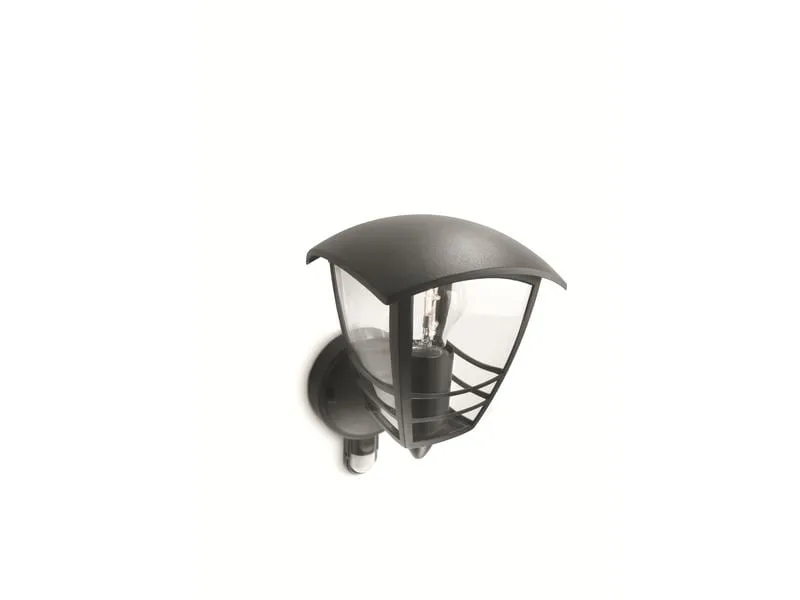 Philips myGarden IR Wandleuchte Creek, 60W, Schwarz, ohne LM Philips myGarden IR Wandleuchte Creek, 60W, Schwarz, ohne LM